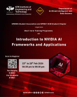 Short-Term Training Programme on Introduction to NVIDIA AI Frameworks and Applications 2026 Training Program Poster